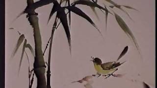 Bamboo and Bird  Chinese Brush Painting by Virginia LloydDavies [upl. by Humbert115]