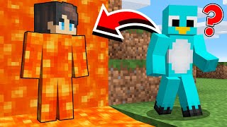 CHIP turned Into LAVA To Prank MILO in Minecraft Hide and Seek Prop Hunt [upl. by Berkeley]