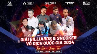 BÀN 1 2 TRẬN  Bida 3 băng NỮ Billiards Vô ĐỊch Quốc Gia [upl. by Arahd]