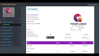 Invoices amp Estimates  Contractor Estimating App [upl. by Durrell735]