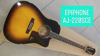 EPIPHONE AJ220SCE J45 EC Inspired by Gibson Sound Test [upl. by Evaleen]