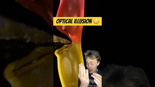 Gummy WORM HOLE Optical Illusion ⚠️ shorts viral illusion opticalillusion [upl. by Maddis]