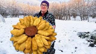 Easy and Delicious Grandmas Homemade Potato Piroshki In Winter [upl. by Thorma]