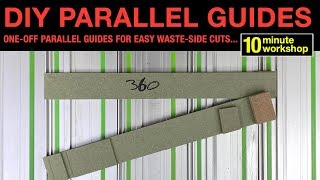 DIY Parallel Guides for Wasteside cuts video 255 [upl. by Karlow]