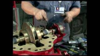 Horizontal Split Case Pump Assembly Video by Peerless Pump [upl. by Ecylla750]