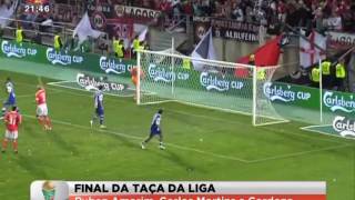 Benfica 3  Porto 0 Final Taça da liga Resumo [upl. by Ielhsa]