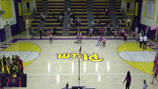 Plum Senior High School vs PennTrafford High School Womens Varsity Volleyball [upl. by Chapin]