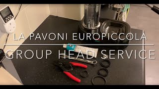 La Pavoni Europiccola Group Head Service [upl. by Neau]