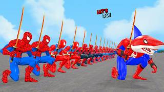 Siêu nhân nhện🔴Spider Man family story rescue the Spider man best team from Joker vs Shark spider [upl. by Ahsieni]