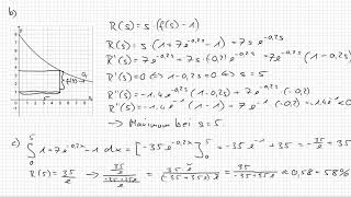 Mathe Abitur Bayern 2020 Teil B Analysis Aufgabengruppe 2 Lösung ohne Erklärungen [upl. by Ojeibbob]