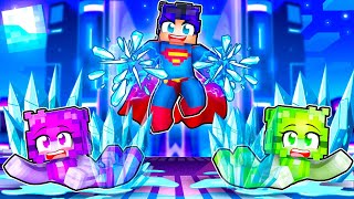 Andy Becomes SUPERMAN In Minecraft [upl. by Nirrek771]