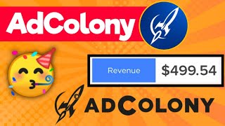 Adcolony Ads🔥 AdColony review  AdColony eCPM😱  What is AdColony Ads  AdColony Payment amp Earning [upl. by Harald]