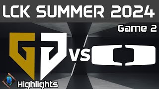 GEN vs DK Highlights Game 2 LCK Summer 2024 GenG vs Dplus KIA by Onivia [upl. by Ellwood775]