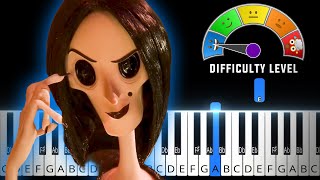 Exploration  Coraline  EASY Piano Tutorial  Sheet Music [upl. by Anytsyrk]