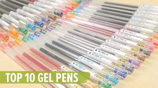 Top 10 Gel Pens [upl. by Enilasor]