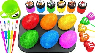 Satisfying Video Rainbow Mixing All Lollipop amp Color EGGS From Rainbow Magic My Candy amp Cutting ASMR [upl. by Enihpesoj]