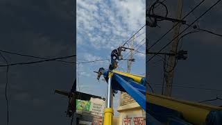 line maintenanceviralvideo trending video transformer lineman [upl. by Nylad772]