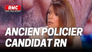 RN  un ancien policier de la Bac Nord candidat  Les Grandes Gueules [upl. by Madelle761]