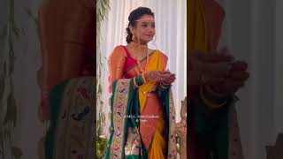 Hruta Wedding Look  Hruta durgule prateek shah wedding [upl. by Petromilli]