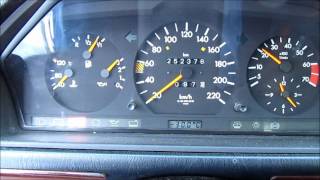 MercedesBenz 230e A 92 w124 quotstart at 30°cquot my excar [upl. by Elga540]