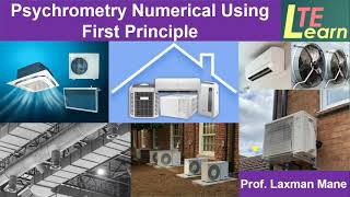 Psychrometry Numerical Using First Principle [upl. by Airbmat]