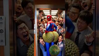 bokongdurian BS430 When elevators get a little too crowded 😆 Spidey and unexpected obstacles [upl. by Quirita]