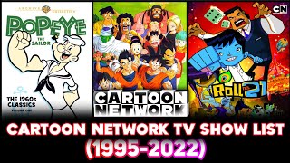 Cartoon Network India TV Shows List  1995  2022   Animation Network [upl. by Emixam]