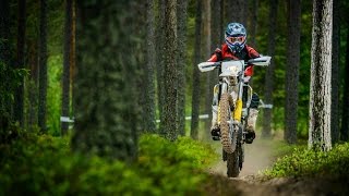 Raw Enduro Training 01 on Husqvarna TE 250 2 Stroke 2016 [upl. by Eevets]