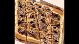 Pissaladiere French onion tart French Cuisines [upl. by Hnil]