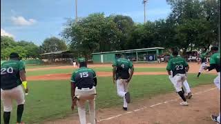 💪UTESA💚 gana el primero juego de la serie final en contra de la OampM [upl. by Nnayelsel]