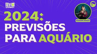 PREVISÕES 2024  SIGNO DE AQUÁRIO e ASCENDENTE EM AQUÁRIO  quotPor essa você não esperavaquot [upl. by Elhsa]