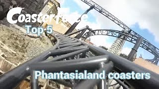 Top 5 Phantasialand coasters [upl. by Atorod658]