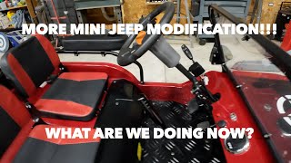 Mini Jeep Steering upgraded [upl. by Nylirehc]