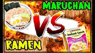 RAMEN VS MARUCHAN  Elcanaldelpatho [upl. by Ttnerb868]