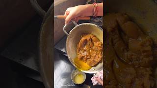 Itna sara ghee 🥲 shorts bristihomekitchen moongdalhalwa [upl. by Ymeon]