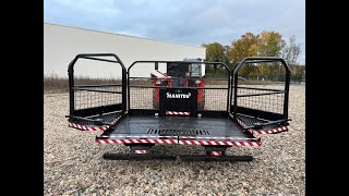 MANITOU PANIER NACELLE COUVREUR NC1000  ARDENMACHINE [upl. by Redna]