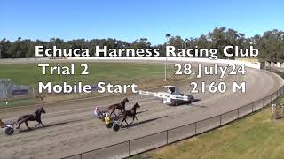 Echuca Harness Racing Club Trial 2 28July24 [upl. by Itisahc]