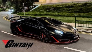 Aventador SVJ with Gintani exhaust loud revs and accelerations ￼ [upl. by Aran]