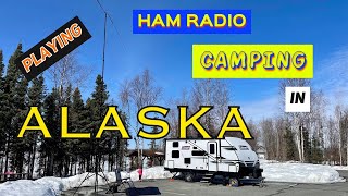 Playing Ham Radio while camping in Alaska [upl. by Threlkeld]