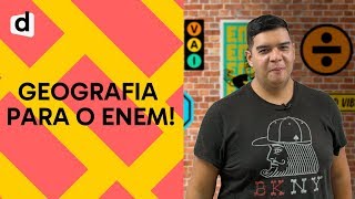 COMO ESTUDAR GEOGRAFIA PARA O ENEM  PLANTÃO DESCOMPLICA [upl. by Grani]