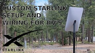 STARLINK FOR RVS  CUSTOM WIRING [upl. by Doris]