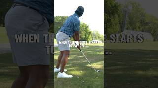 One of my BEST Golf Shots EVER golf golfplayer golfer golfshorts shorts practice [upl. by Shiau]