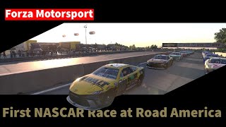 First NASCAR Race at Road America  Forza Motorsport [upl. by Mountfort]