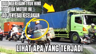 Lagi Ngerekam Truk Malah Ada Mobil Yang NabrakYang Selip Sama Yang Gak Kuat Nanjak [upl. by Meluhs]