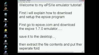 ePSXe Emulator Tutorial Text [upl. by Etnoved215]