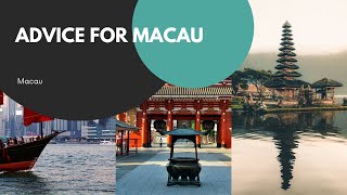 Macau  Tips from our recent trip [upl. by Crim]