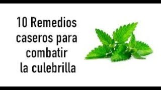 Remedios Para Curar la Culebrilla de Forma Natural [upl. by Adao]