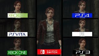 Resident Revelations 2  Switch vs PS4 vs ONE vs PC vs 360 vs PS3 vs Vita  All versions Comparison [upl. by Yenobe]