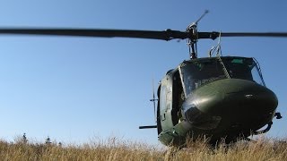 UH1N Huey Helicopter Low Level Hoist and More Part 1 [upl. by Sidra]