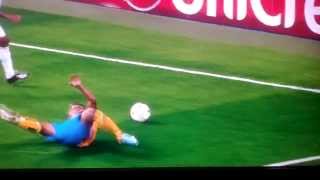 Arturo Vidal EPIC DIVE vs Real Madrid HD [upl. by Assiron]